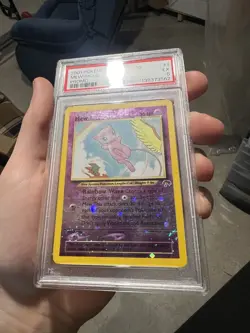 SWIRL PSA 5 2001 Pokemon Southern Islands Mew Promo 1/18 Reverse Holo Foil WOTC - Image 3