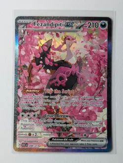 Pokemon TCG Fezandipiti ex 288/217 Special Illustration Rare Ascended Heroes - Image 1
