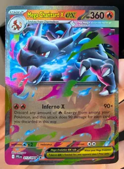 Mega Charizard X ex 13/94 Pokemon Phantasmal Flames Double Rare 🐉🔥 - Image 3