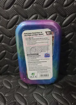Pokemon Scarlet & Violet Prismatic Evolutions Mini Tin Espeon New Sealed - Image 2