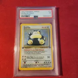 PSA 1 Poor 1ST EDITION 1999 Pokemon Jungle Snorlax 11/64 Holo Foil Rare WOTC - Image 1