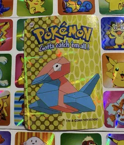 Pokemon 151 Vintage Pocket Monsters Vending HOLO Prism Sticker 2000 Nintendo - Image 4
