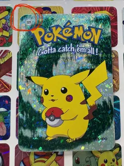 Pokemon 151 Vintage Pocket Monsters Vending HOLO Prism Sticker 2000 Nintendo - Image 1