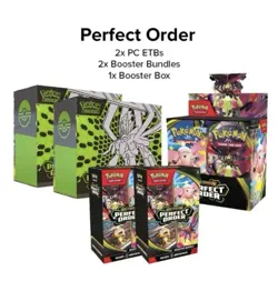 Pokemon Mega Evolution Perfect Order Bundle (Presale) Ships March 27th - Image 1