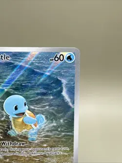 Squirtle 170/165 Illustration Rare - Pokemon Scarlet & Violet 151 - English - NM - Image 3
