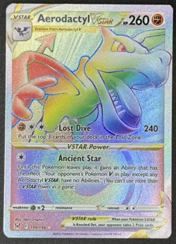 Aerodactyl VSTAR 199/196 Pokemon TCG SWSH11: Lost Origin Secret Rare NM - Image 1