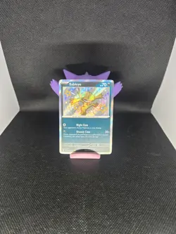 Pokemon TCG Sableye 184/091 Paldean Fates Shiny Baby Holo Rare Near Mint - Image 1