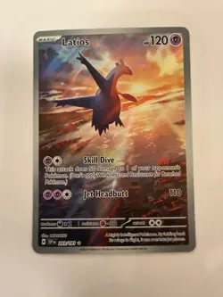 Latios 203/191 Surging Sparks Illustration Rare Pokemon NM - Image 1