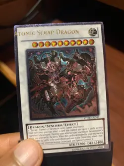 Yu-gi-oh! Card - Atomic Scrap Dragon & Odin, Father of the aesir - Misprint Utr - Image 2