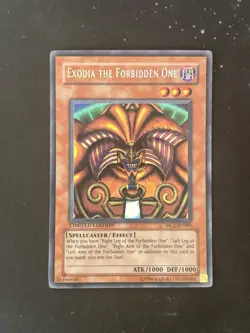 Yu-Gi-Oh! SECRET RARE HOLO CARD EXODIA THE FORBIDDEN ONE MC1-EN001 LP/NM - Image 1