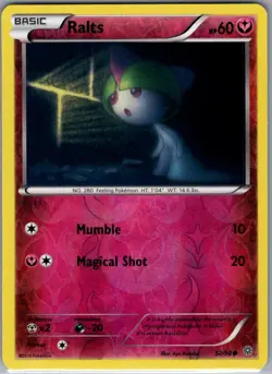 Ralts 52/98 Reverse Holo XY - Ancient Origins - Pokemon Card - NM - Image 1