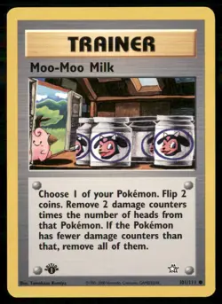 2000 1st Edition Neo Genesis Pokemon Moo-Moo Milk Common #101 - Image 1