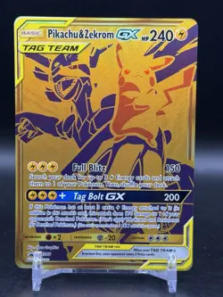 Pikachu & Zekrom GX SM248 Black Star Promo 2021 Pokemon Sun And Moon NM - Image 1