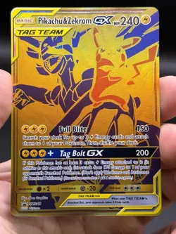 Pikachu & Zekrom GX SM248 Black Star Promo 2021 Pokemon Sun And Moon NM - Image 3