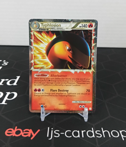 Typhlosion Prime Heartgold & Soulsilver 110/123 Holo LP Pokemon Card T1 - Image 1