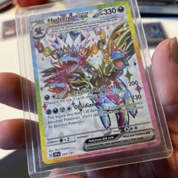 Pokemon TCG Hydreigon EX 223/191 Sv08: Surging Sparks Holo Card Mint - Image 1