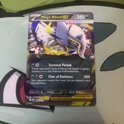 Pokemon TCG Mega Absol EX 086/132 Holo Play! Stamp Prize Pack Promo - Image 1
