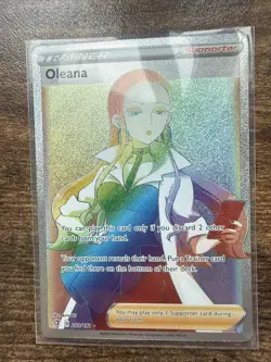 Oleana 202/192 Rebel Clash Rainbow Full Art Secret Rare Trainer Pokemon TCG NM - Image 1