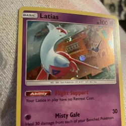 Holographic Pokemon ￼Black Star ⭐ Promo ⭐ Pokemon TCG Latias - SM87 - Image 2