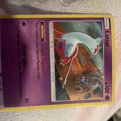 Holographic Pokemon ￼Black Star ⭐ Promo ⭐ Pokemon TCG Latias - SM87 - Image 3