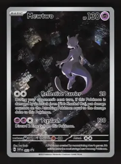 Mewtwo SVP 052 Pokemon Promo 151 Full Art Holo Ultra Premium Card - Image 1