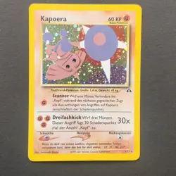 Pokemon TCG Karte Kapoera 3/75 Neo Discovery Holo Rare WOTC 1999 - Image 2