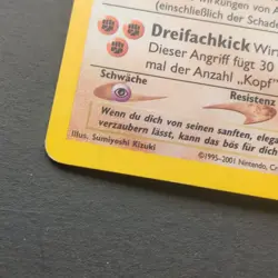 Pokemon TCG Karte Kapoera 3/75 Neo Discovery Holo Rare WOTC 1999 - Image 3
