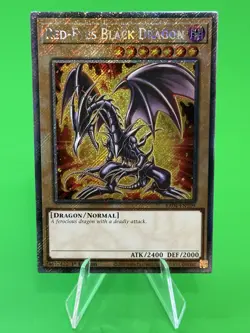 Yu-Gi-Oh Quarter Century Stampede Red-Eyes Black Dragon PSR RA04-EN109 NM!!! - Image 1