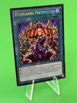 Yu-Gi-Oh Maze Of Muertos Ectoplasmic Fortification Secret Rare MZMU-EN008 NM!!! - Image 3