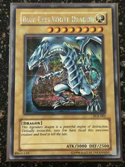 Yugioh Blue Eyes White Dragon PCK-001 NM - Image 1