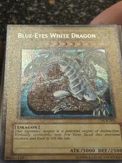 Yugioh Blue Eyes White Dragon PCK-001 NM - Image 3