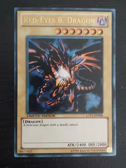 Yu-Gi-Oh! Red-Eyes B. Dragon LC01-EN006 LIMITED Edition Ultra Rare - Image 1