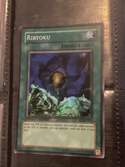 YuGiOh! Card TCG Riryoku TSC-002 Secret Rare Holo Unlimited Edition Promo NM - Image 1