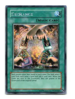 Exchange - EDS-001 Secret Rare - YuGiOh-LP - Image 1