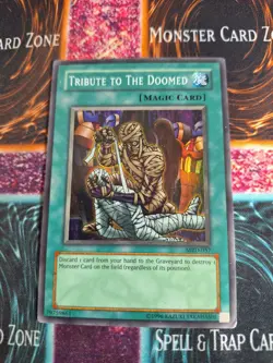 Yu-Gi-Oh! Tribute to The Doomed MRD-057 Super Rare OG Unlimited MP/HP - Image 1