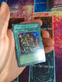 Yu-Gi-Oh! Tribute to The Doomed MRD-057 Super Rare OG Unlimited MP/HP - Image 4