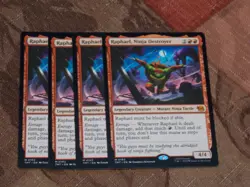 MTG Raphael, Ninja Destroyer x4 Mythic Teenage Mutant Ninja Turtles NM Low S&H - Image 1
