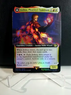Magic: Final Fantasy! Joshua, Phoenix's Dominant R-0494 - Extended FOIL - Mint - Image 1