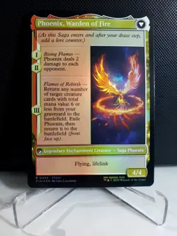 Magic: Final Fantasy! Joshua, Phoenix's Dominant R-0494 - Extended FOIL - Mint - Image 2