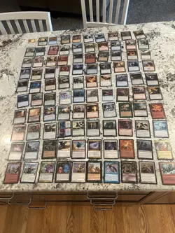 Mtg Rare Lot x100 - Magic The Gathering Rare Card Lot Mtg Rares LP-Played - Image 1