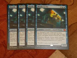 MTG Mondo Gecko x4 Mythic Teenage Mutant Ninja Turtles NM Low S&H - Image 1