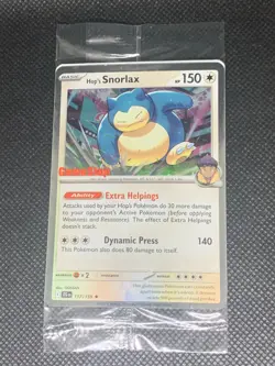 Hop's Snorlax 117/159 - GameStop Promo Pokemon Card - Sealed - Image 1