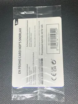 Hop's Snorlax 117/159 - GameStop Promo Pokemon Card - Sealed - Image 2