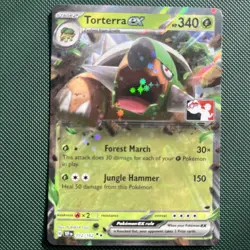 Pokemon TCG - Torterra ex 012/162 Play Stamped Prize Pack Series 5 Rare Holo - Image 2