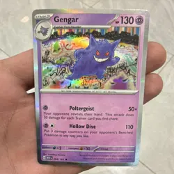 Gengar Holo Card 094/165 Sv: Scarlet & Violet 151 130 HP Pokemon TCG - Image 1