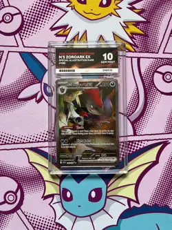 Pokemon TCG - N's Zoroark ex Card 185/159 - Journey Together - Graded - ACE 10 - Image 1