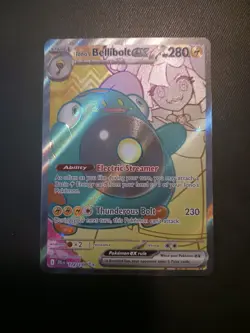 Pokemon TCG SV09 Journey Together 172/159 Iono's Bellibolt ex Ultra Rare - Image 1