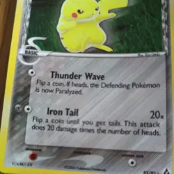 2006 Pokemon Pikachu 93/92 HOLO Legend Delta Species - Image 3