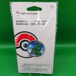 Rayquaza Spinning Scenes Pokemon Pin Badge Stellar Sky Metal 2022 Centre Center - Image 1