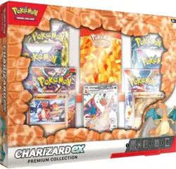 Pokemon TCG Charizard ex Premium Collection Box 6 Booster Packs Factory Sealed - Image 1